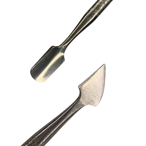 Kit Manicure Cutelaria Inox Palito + Espátula Dupla + Desencravador de Unhas Profissional Esterelizável em AutoClave