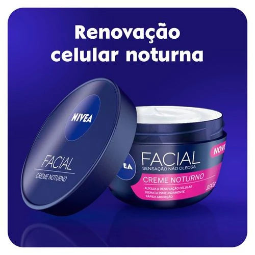 Creme Nivea Facial 100g  Antissinais - Nutritivo - Noturno  - Gel Fresh - Envio Imediato