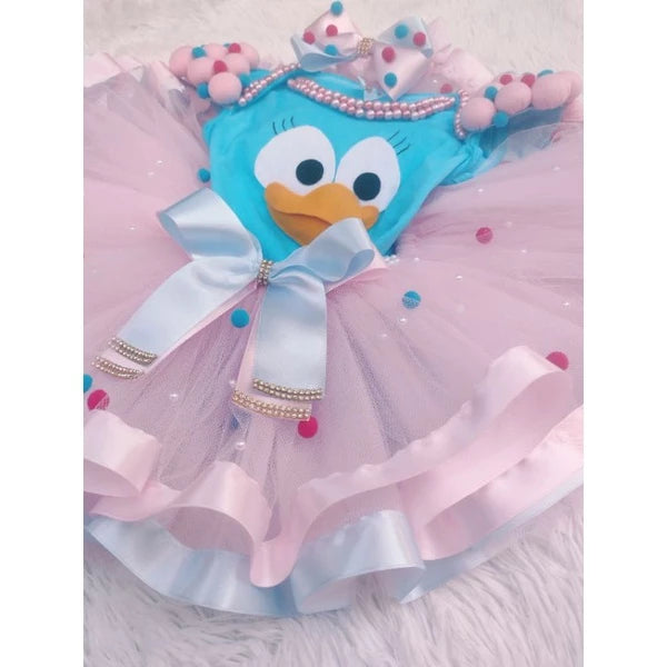 Conjunto Tutu Galinha Pintadinha