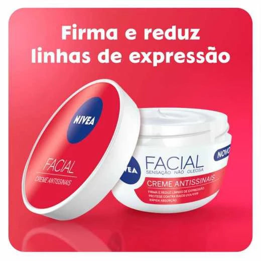 Creme Nivea Facial 100g  Antissinais - Nutritivo - Noturno  - Gel Fresh - Envio Imediato