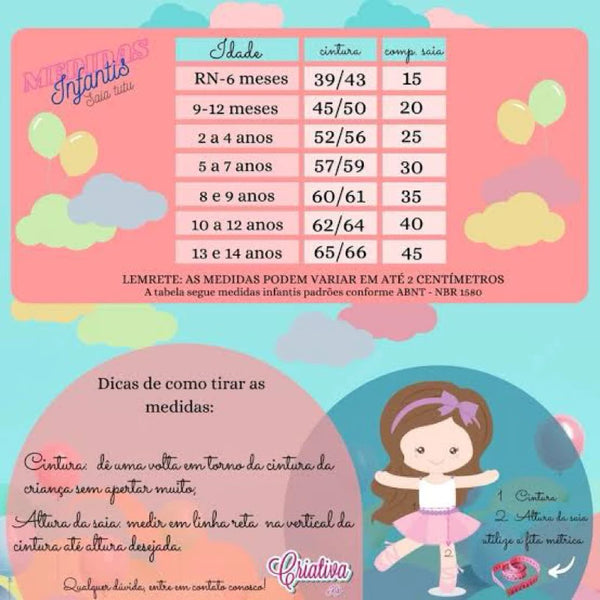 Conjunto Tutu Galinha Pintadinha