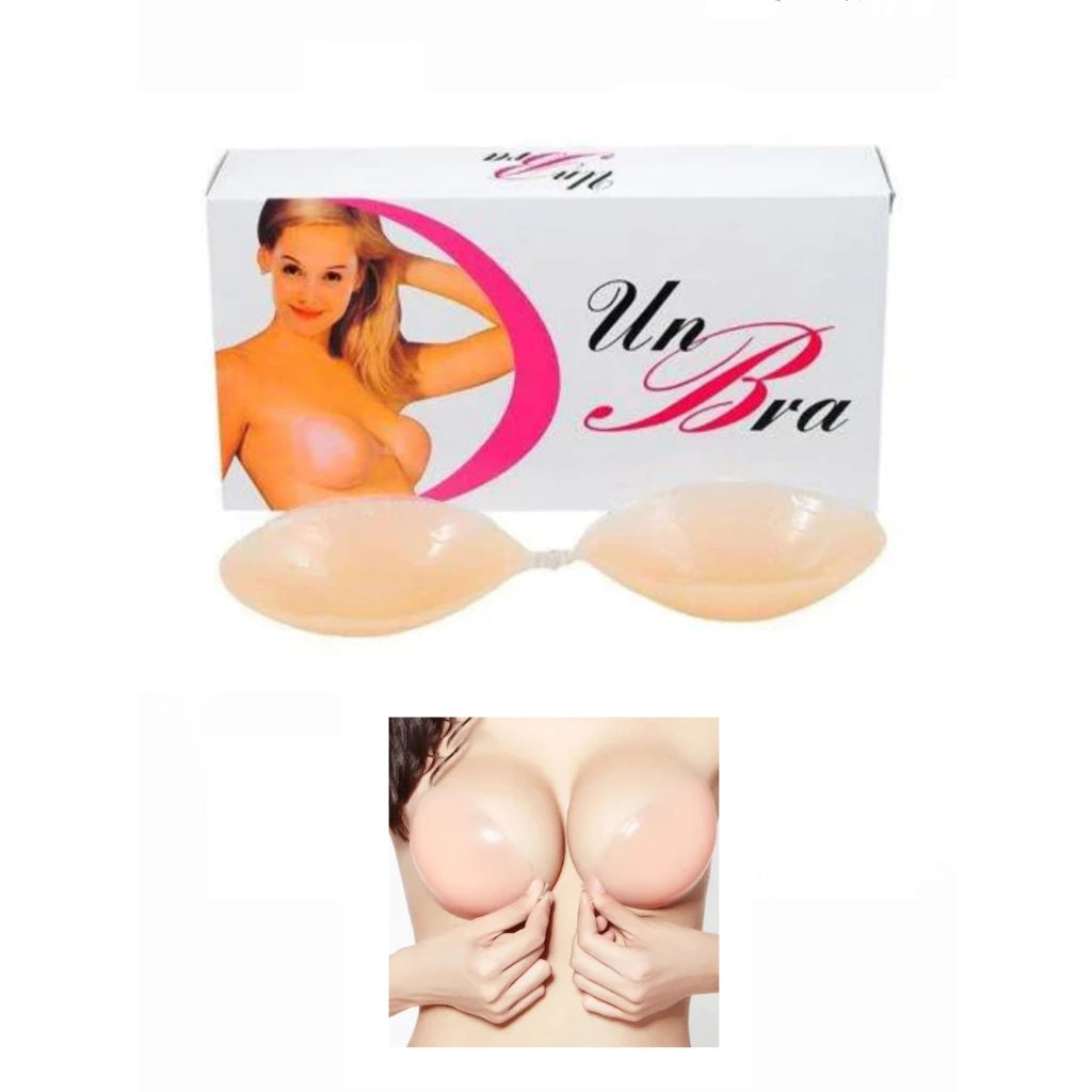 Sutiã Adesivo de Silicone Invisível Aumenta E Levanta Seios