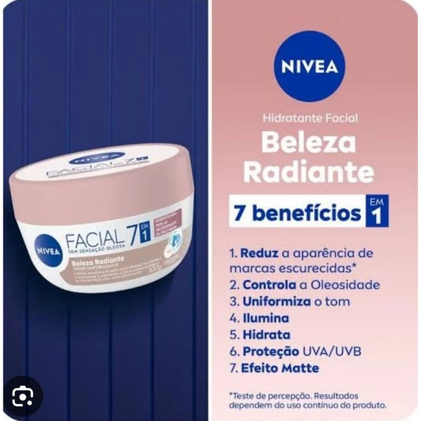 Creme Nivea Facial 100g  Antissinais - Nutritivo - Noturno  - Gel Fresh - Envio Imediato