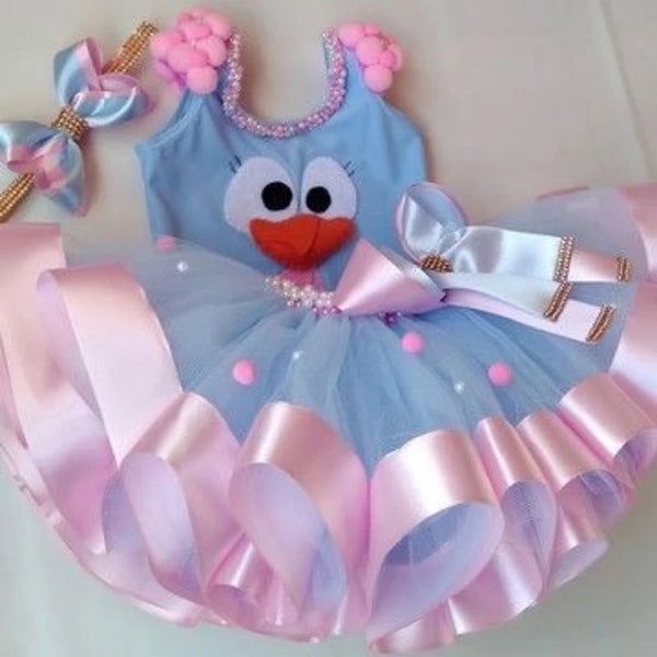 Conjunto Tutu Galinha Pintadinha