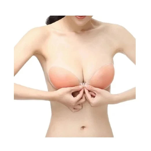 Sutiã Adesivo de Silicone Invisível Aumenta E Levanta Seios